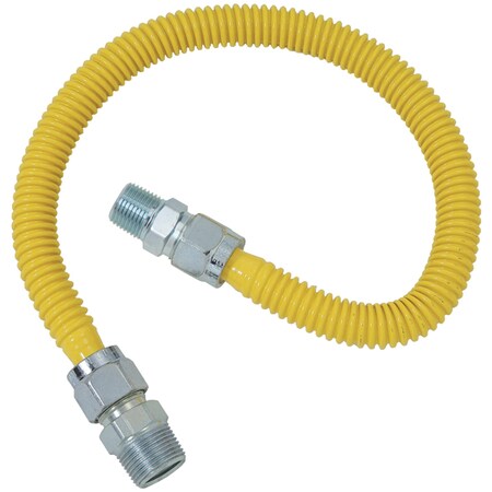 Brasscraft Gas Range and Furnace Flex-Line (5/8" OD (3/4" MIP x 1/2" MIP) x 36") CSSC14-36